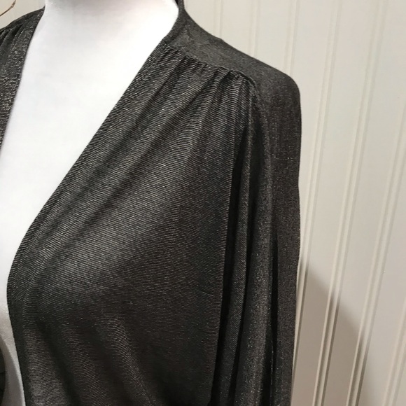 METALLIC KNIT CARDIGAN - Picture 5 of 5